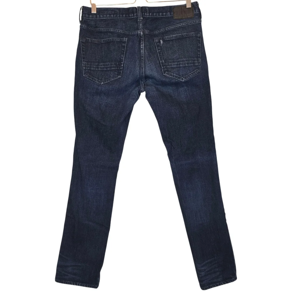 PACSUN Slim Indigo Comfort Stretch Jeans Men's 32x31 Mid-Rise Tapered Fit Casual